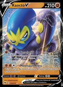 Kaocto V card in German