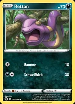 Rettan card in German