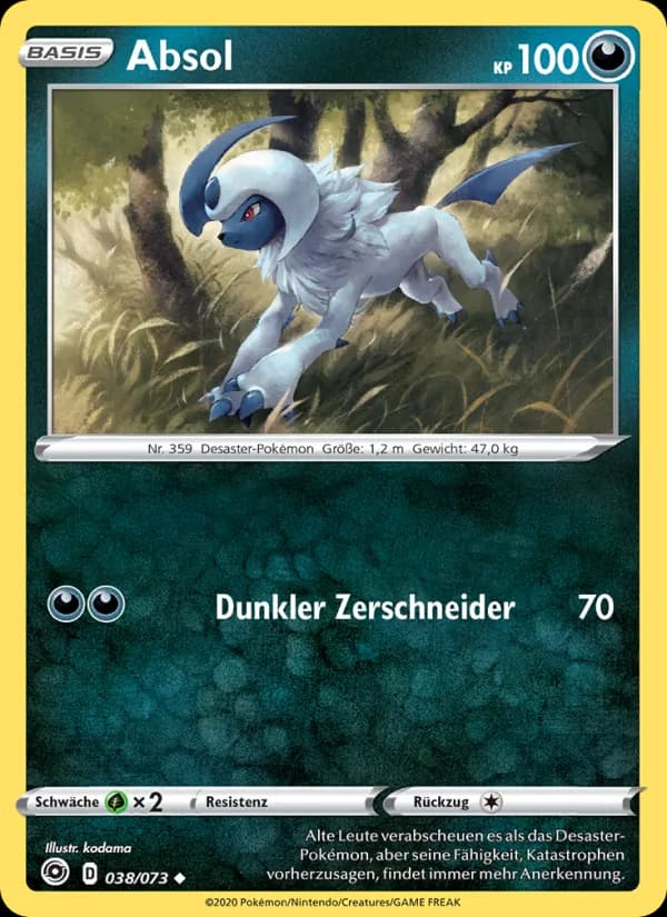 Absol card in German