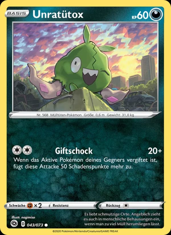 Unratütox card in German