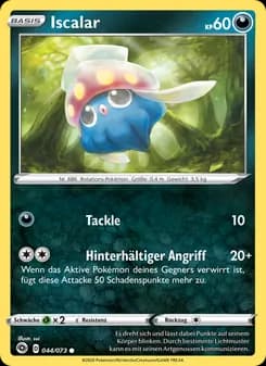 Iscalar card in German