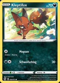 Kleptifux card in German