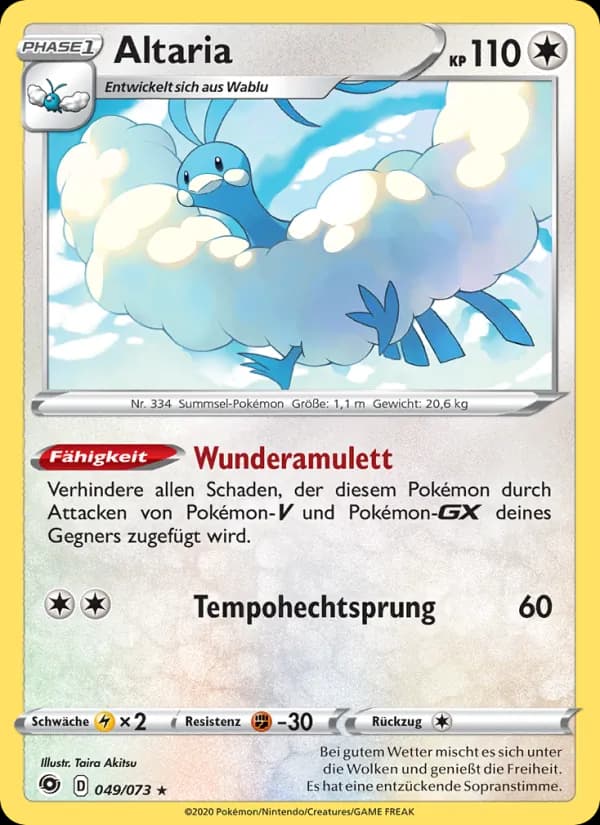 Altaria card in German