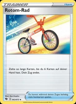 Rotom-Rad card in German