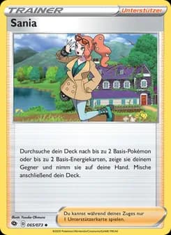 Sania card in German