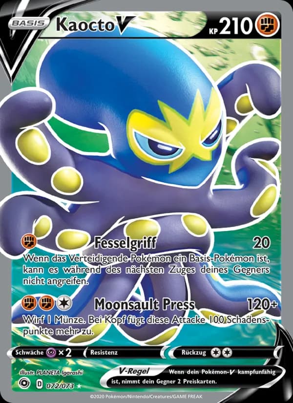 Kaocto V card in German