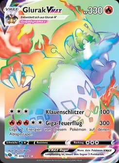 Glurak VMAX card in German