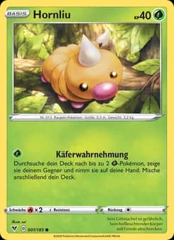 Hornliu card in German