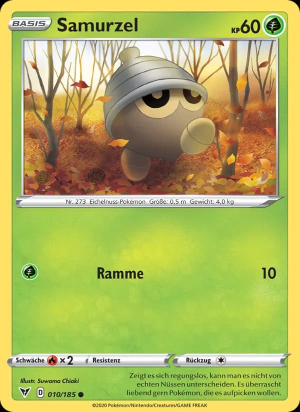 Samurzel card in German