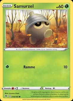 Samurzel card in German