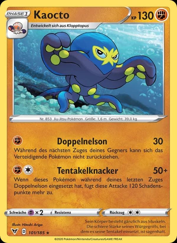 Kaocto card in German