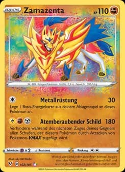 Zamazenta card in German