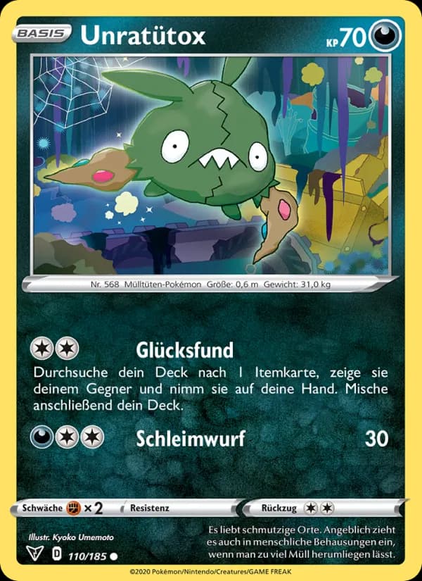 Unratütox card in German