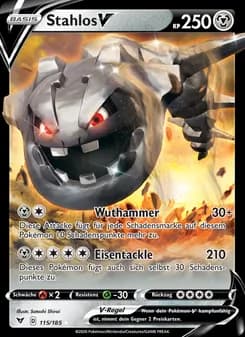 Stahlos V card in German