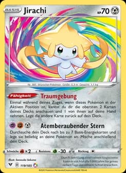 Jirachi card in German