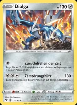 Dialga card in German