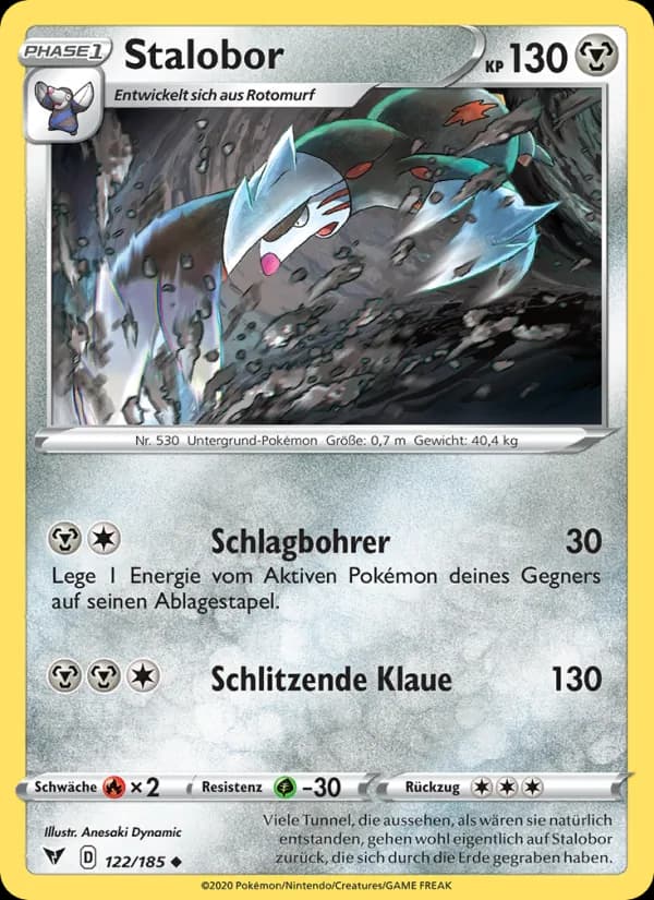 Stalobor card in German