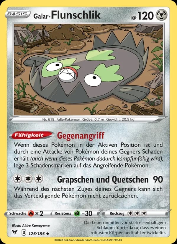 Galar-Flunschlik card in German