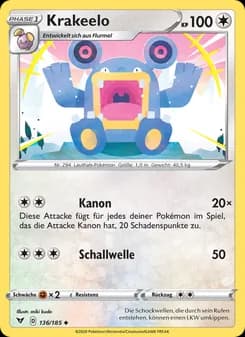 Krakeelo card in German