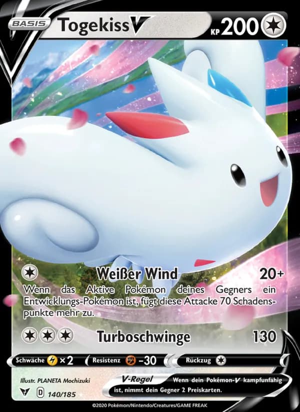 Togekiss V card in German