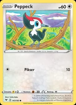 Peppeck card in German