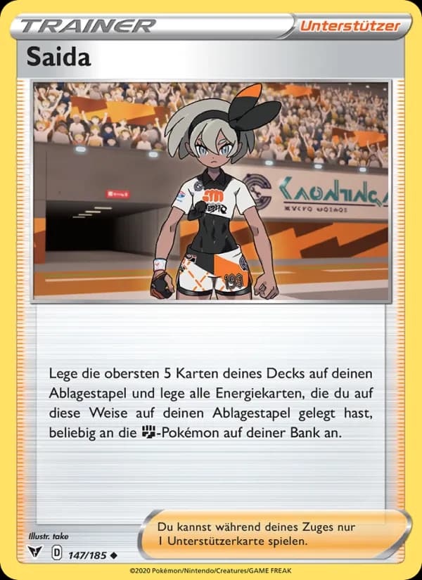 Saida card in German