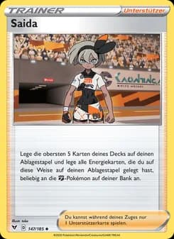 Saida card in German