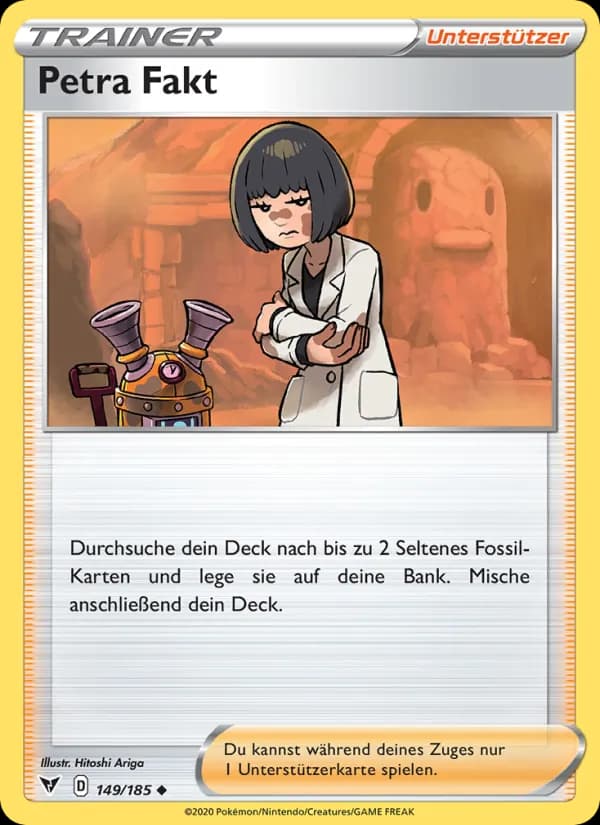 Petra Fakt card in German