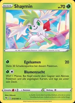 Shaymin card in German