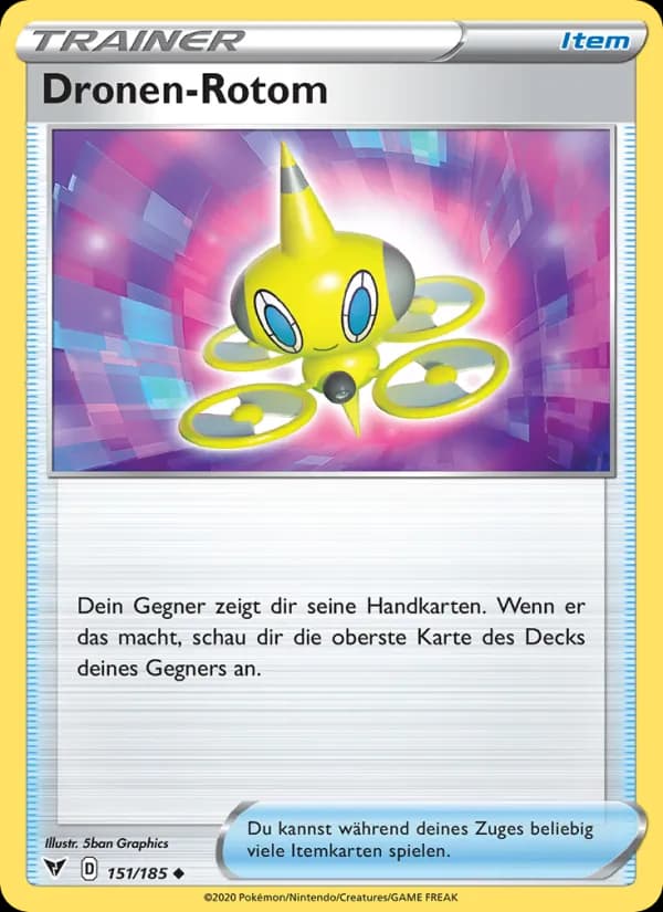 Dronen-Rotom card in German