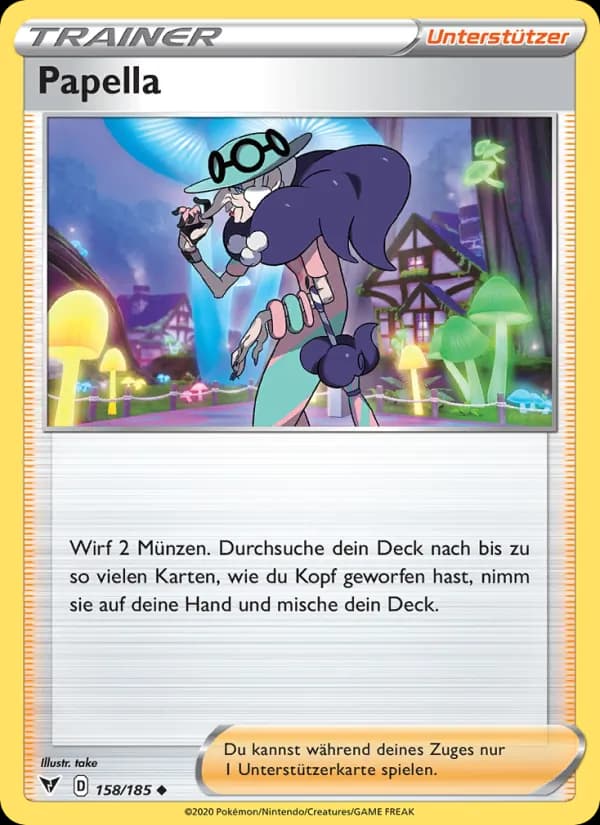 Papella card in German