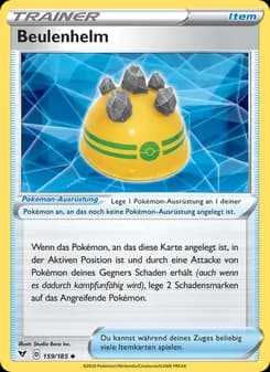 Beulenhelm card in German