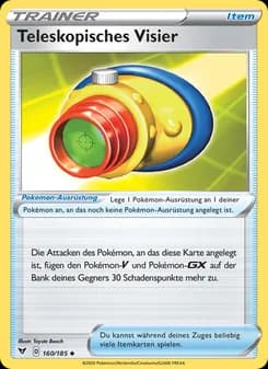 Teleskopisches Visier card in German