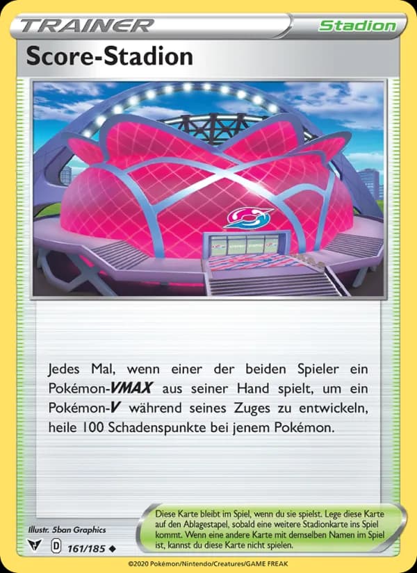 Score-Stadion card in German