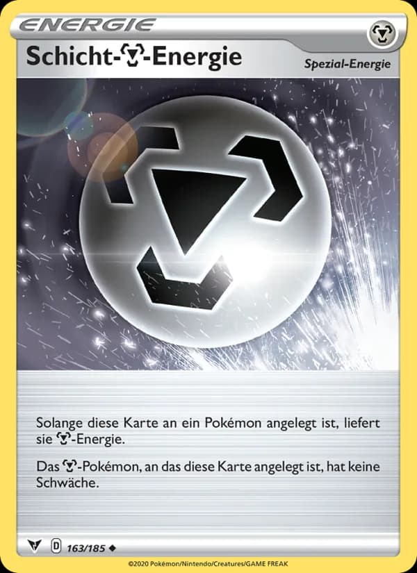 Schicht-Metal-Energie card in German