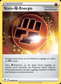 Stein-Fighting-Energie card in German