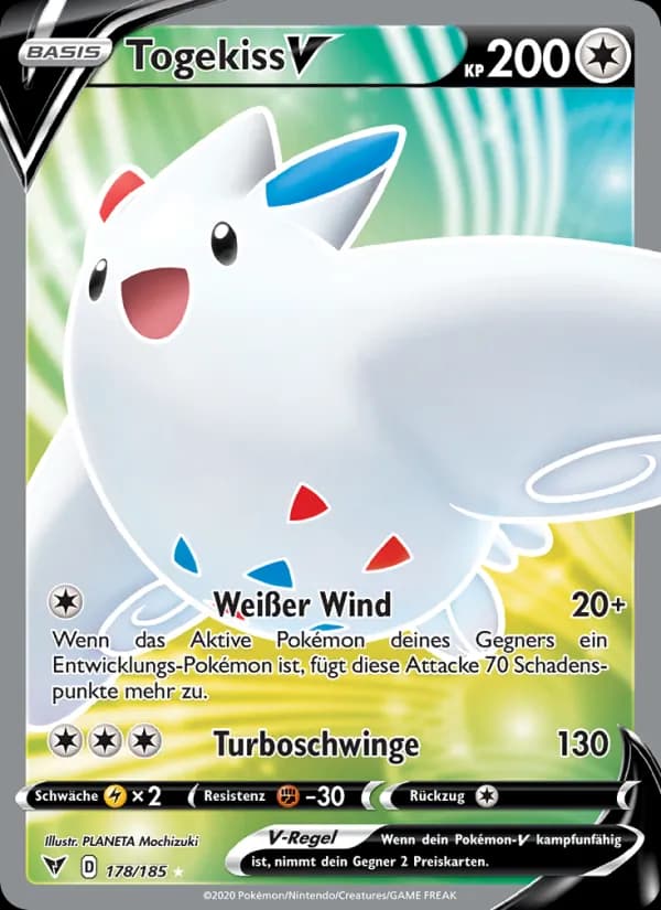 Togekiss V card in German