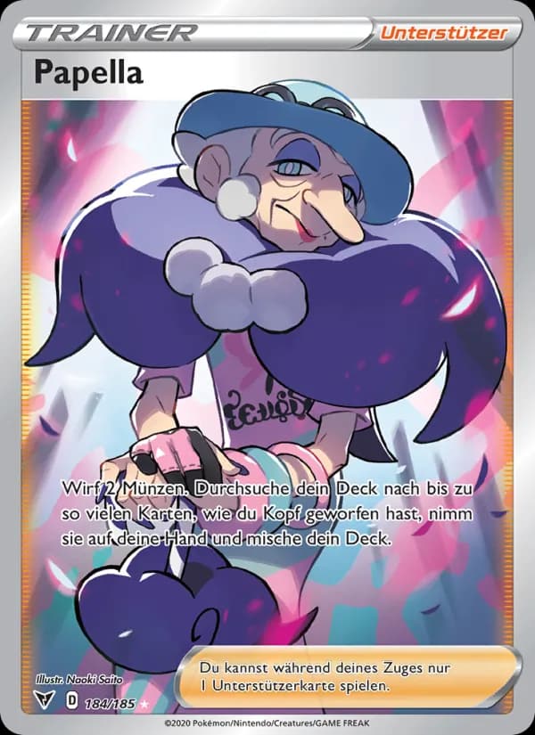 Papella card in German