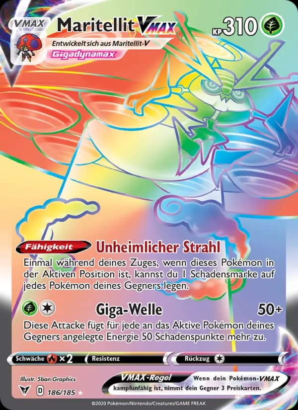 Maritellit VMAX card in German
