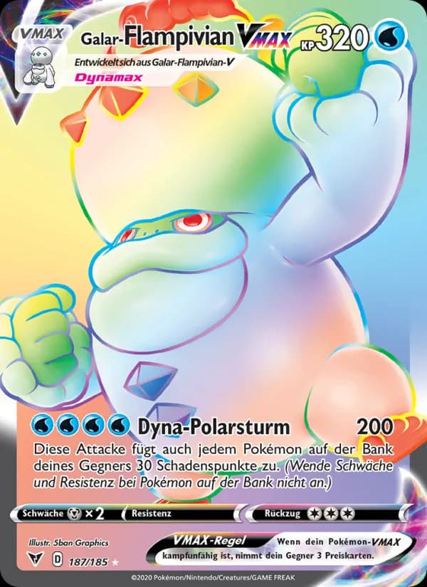 Galar-Flampivian VMAX card in German