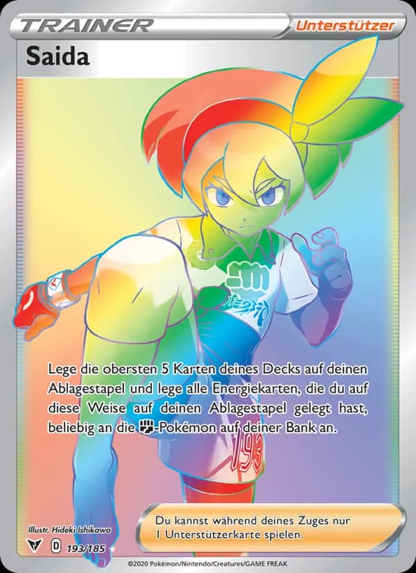 Saida card in German