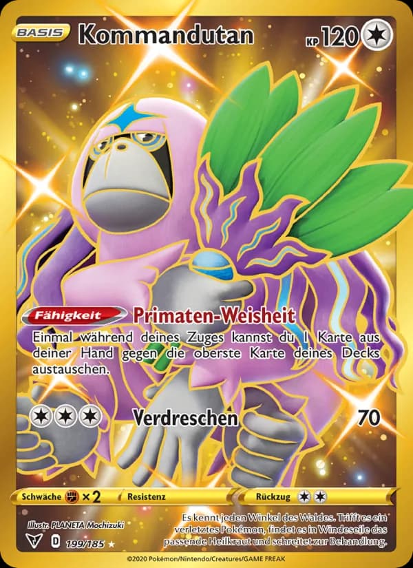 Kommandutan card in German