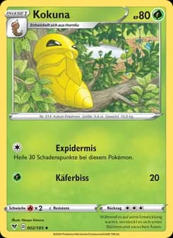 Kokuna card in German