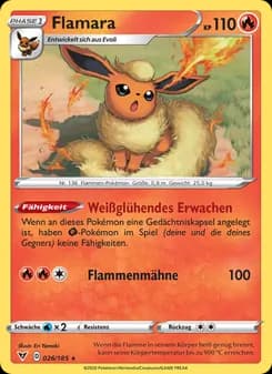 Flamara card in German