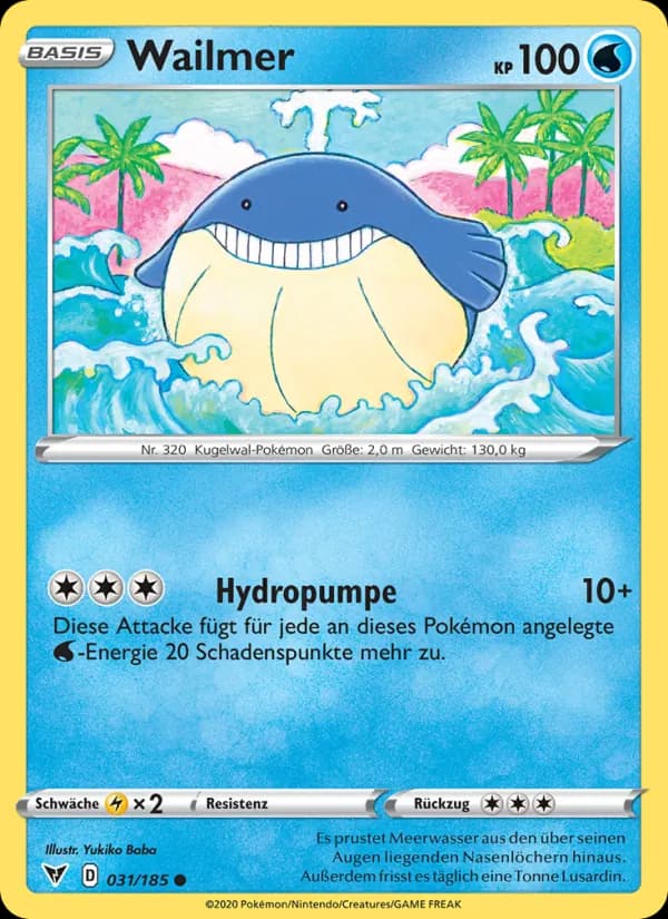 Wailmer card in German