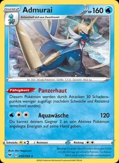 Admurai card in German
