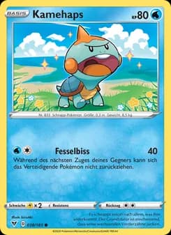 Kamehaps card in German