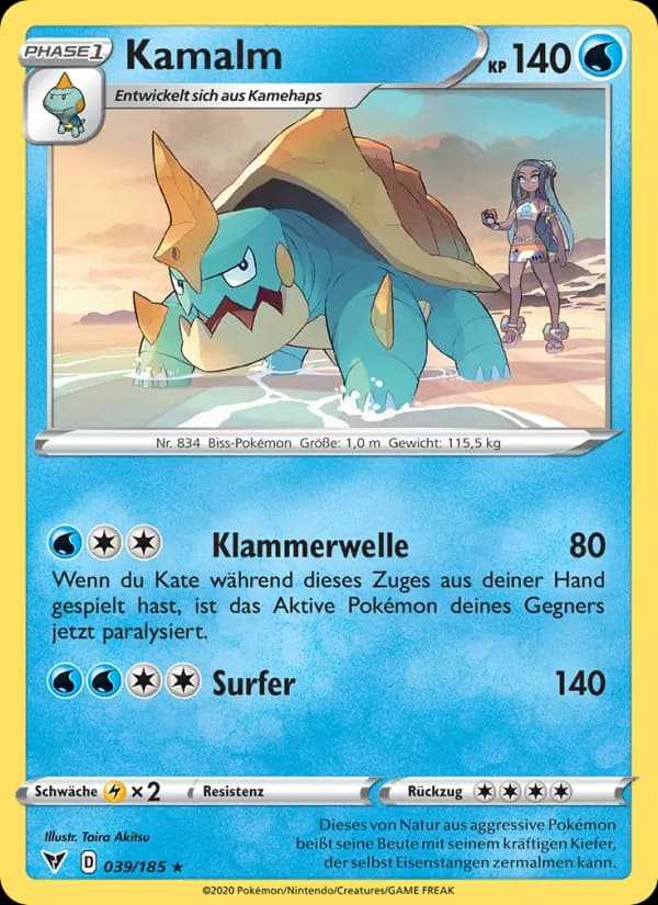Kamalm card in German