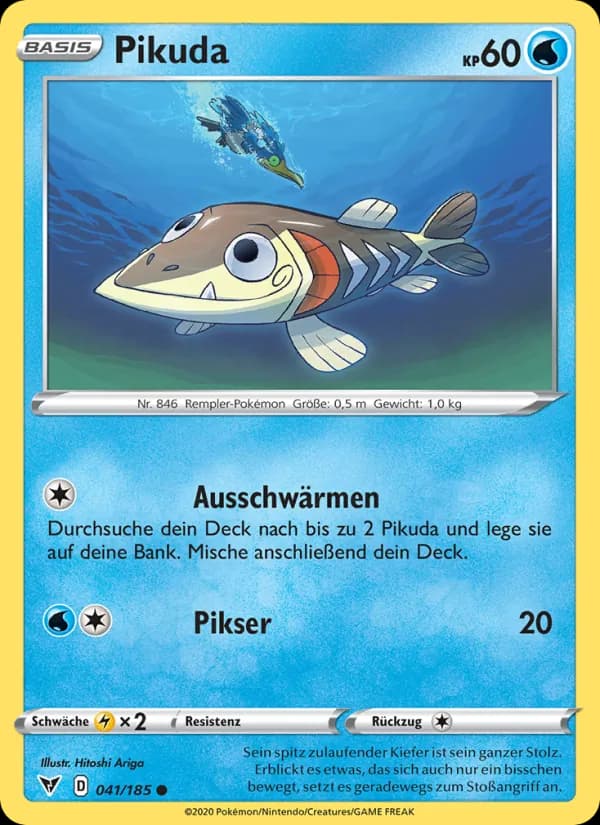 Pikuda card in German