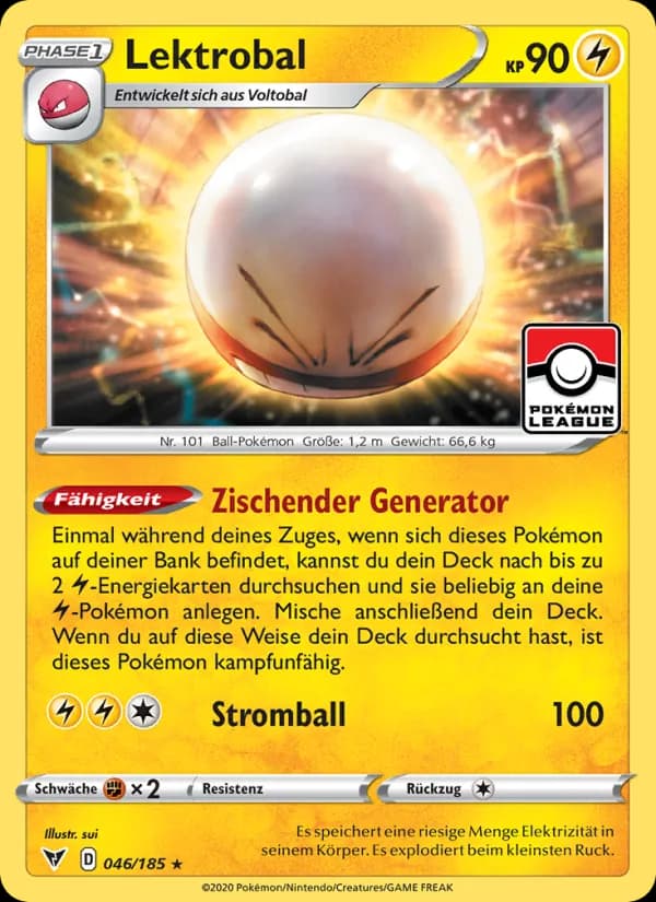 Lektrobal card in German